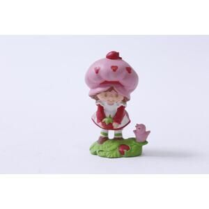 Strawberry Shortcake, Deluxe, Miniature, 1983, Bird, Faded Eyes, PVC